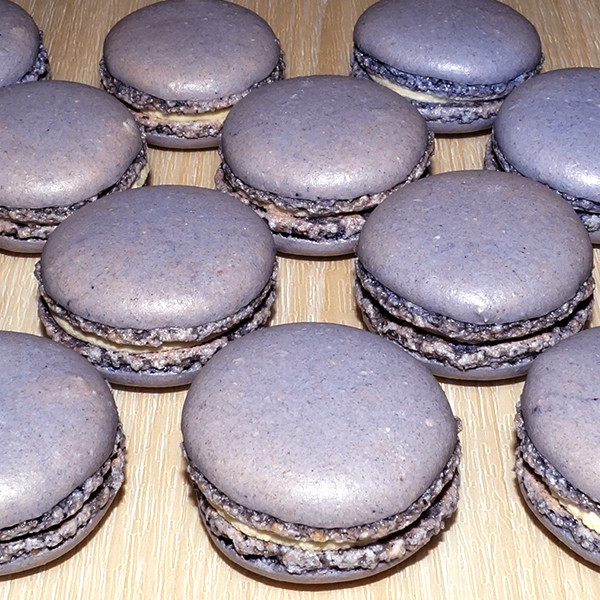 Levendulás macaron